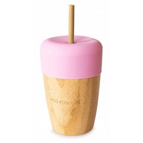 Eco Rascals Bamboo Cup with Straw,Dinnerware, Feeding
