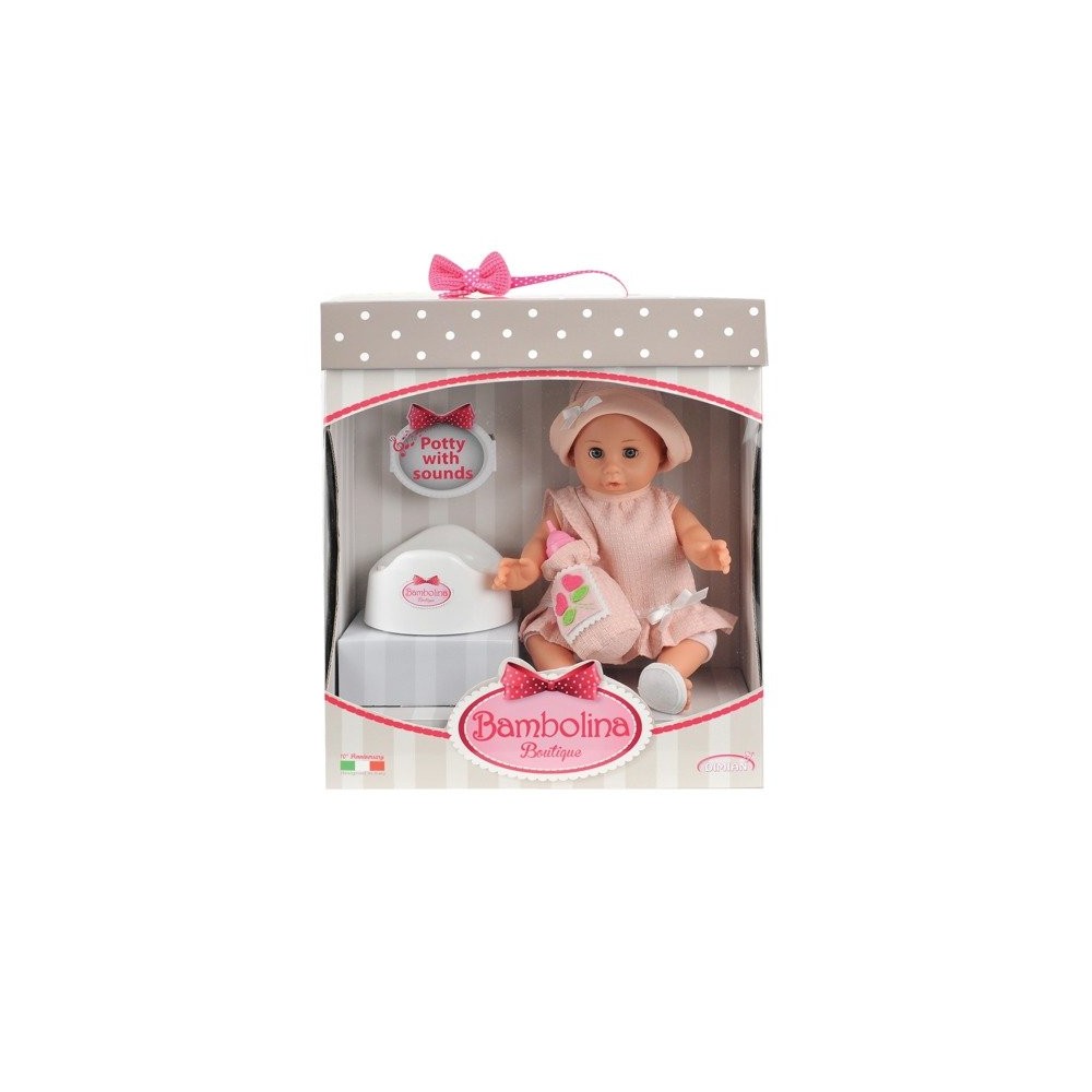 Smily Play Bambolina Boutique with potty doll,Present in the