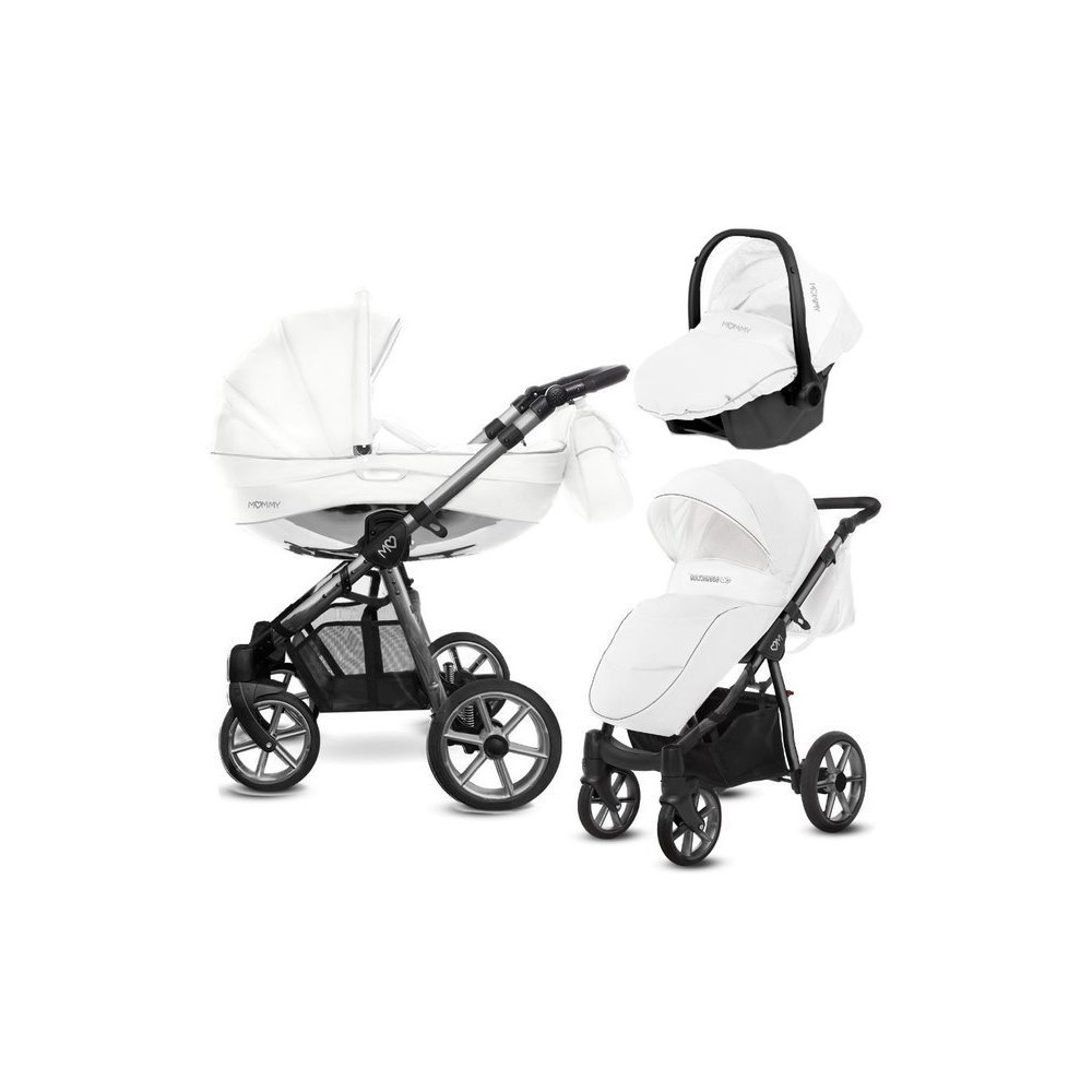 Babyactive Mommy Glossy+ 3in1 White,Prams, Prams & strollers