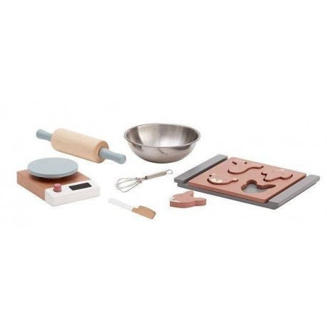 Children's kitchen and accessories Kids Concept wooden baking set