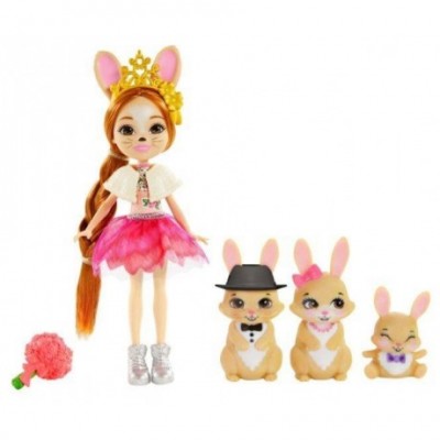 Enchantimals  Mattel Royal Enchantimals Brystal Bunny Family