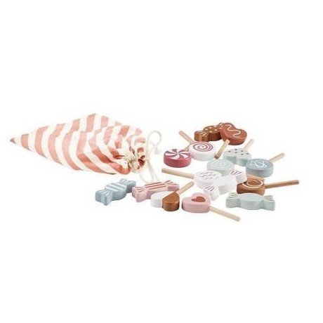 Детская кухня и аксессуары Kids Concept набор игрушечных конфет из дерева