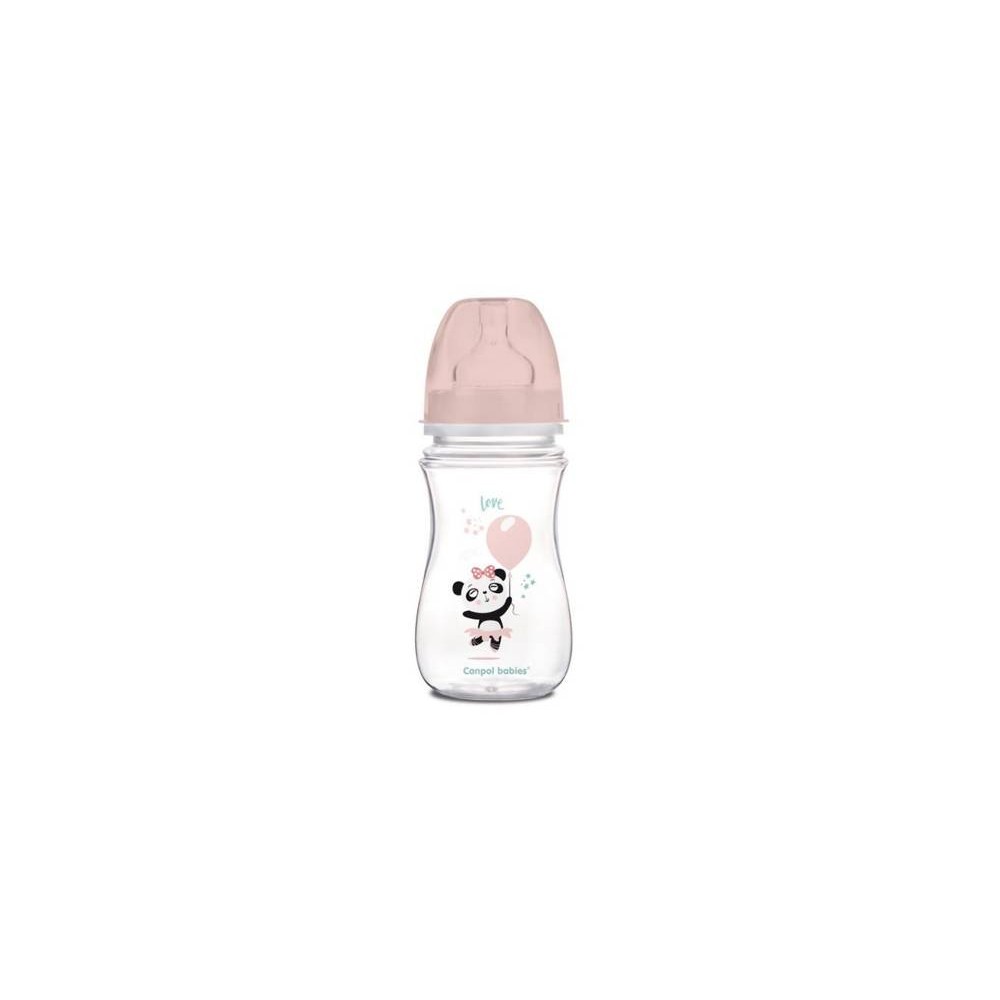 Present in the shop Canpol Babies feeding bottle EasyStart 240 ml 35/221 pink