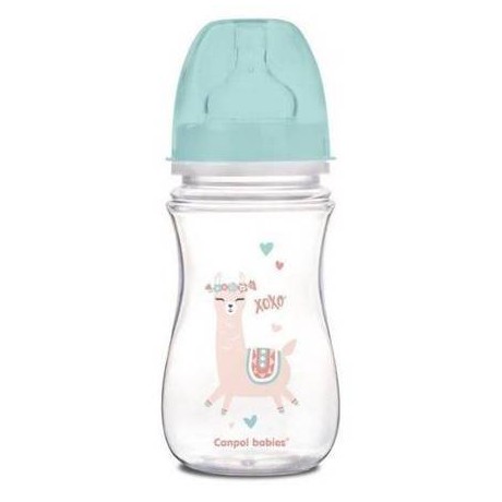 На месте в магазине Canpol Babies бутылочка для кормления EasyStart 240 мл 35/221 зеленая