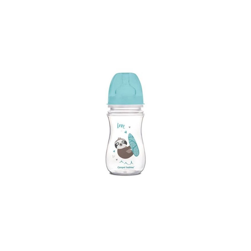 Present in the shop Canpol Babies feeding bottle EasyStart 240 ml 35/221 blue