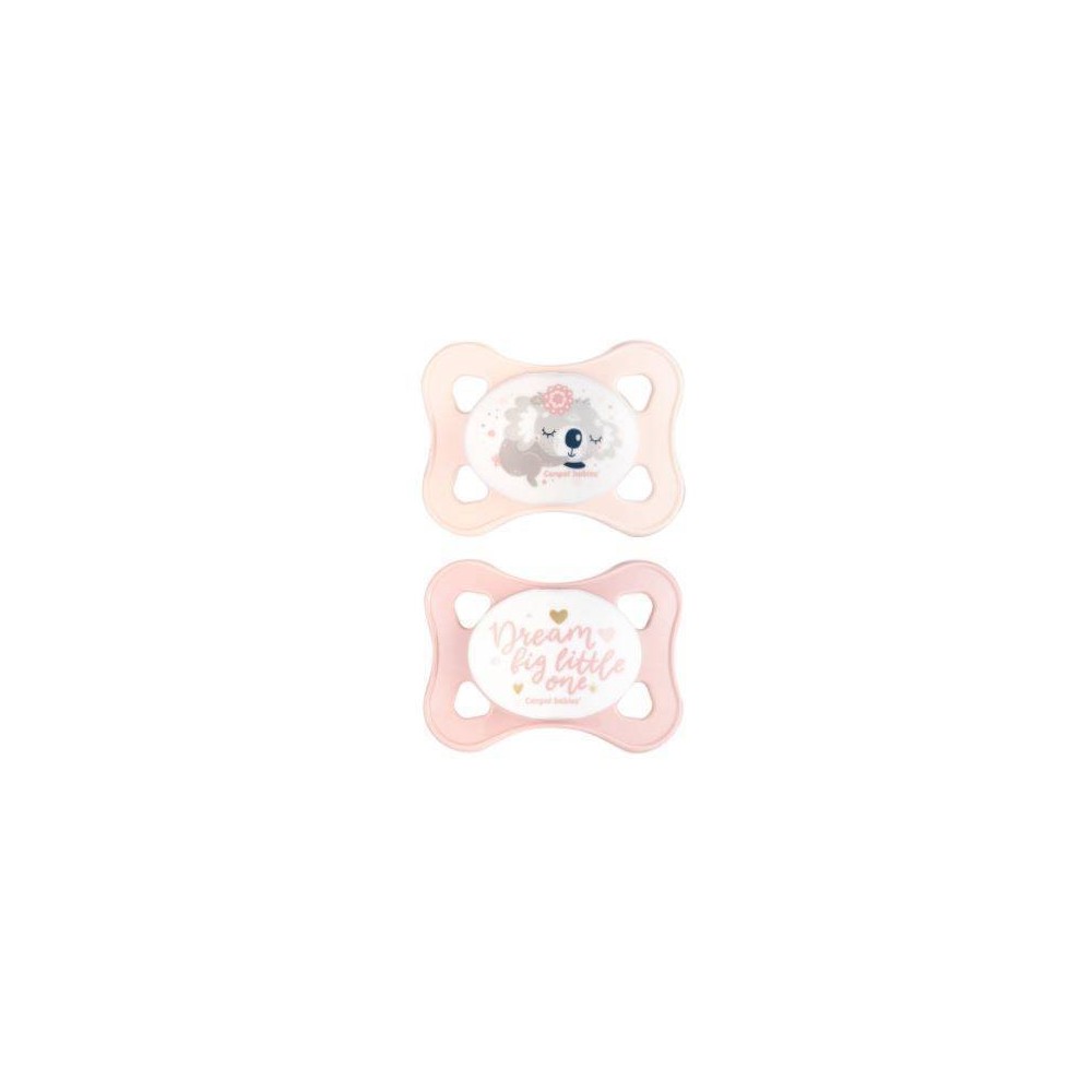 Present in the shop Canpol Babies pacifier 0-2 months 2 pcs. 23/910 Pink