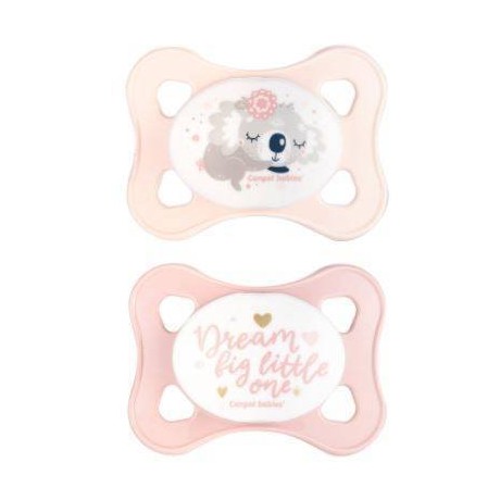 Present in the shop Canpol Babies pacifier 0-2 months 2 pcs. 23/910 Pink
