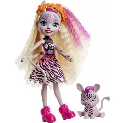 Enchantimals  Mattel Royal Enchantimals Zadie Zebra & Ref GTM27