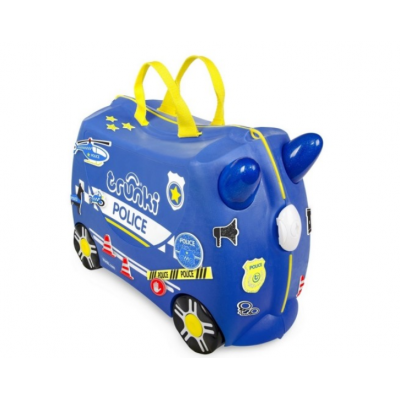 На месте в магазине  Trunki детский чемодан Percy Police car