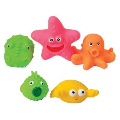 Игрушки для малышей  Hencz Sea Animals игрушка для ванной 5 шт.