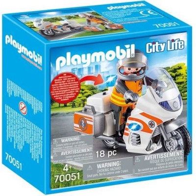 Playmobil  Playmobil City Life esmaabi mootorratas 70051