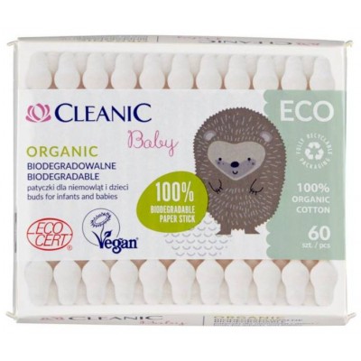 Vatipulgad ja tampoonid  Cleanic Baby Eco Hügieenilised