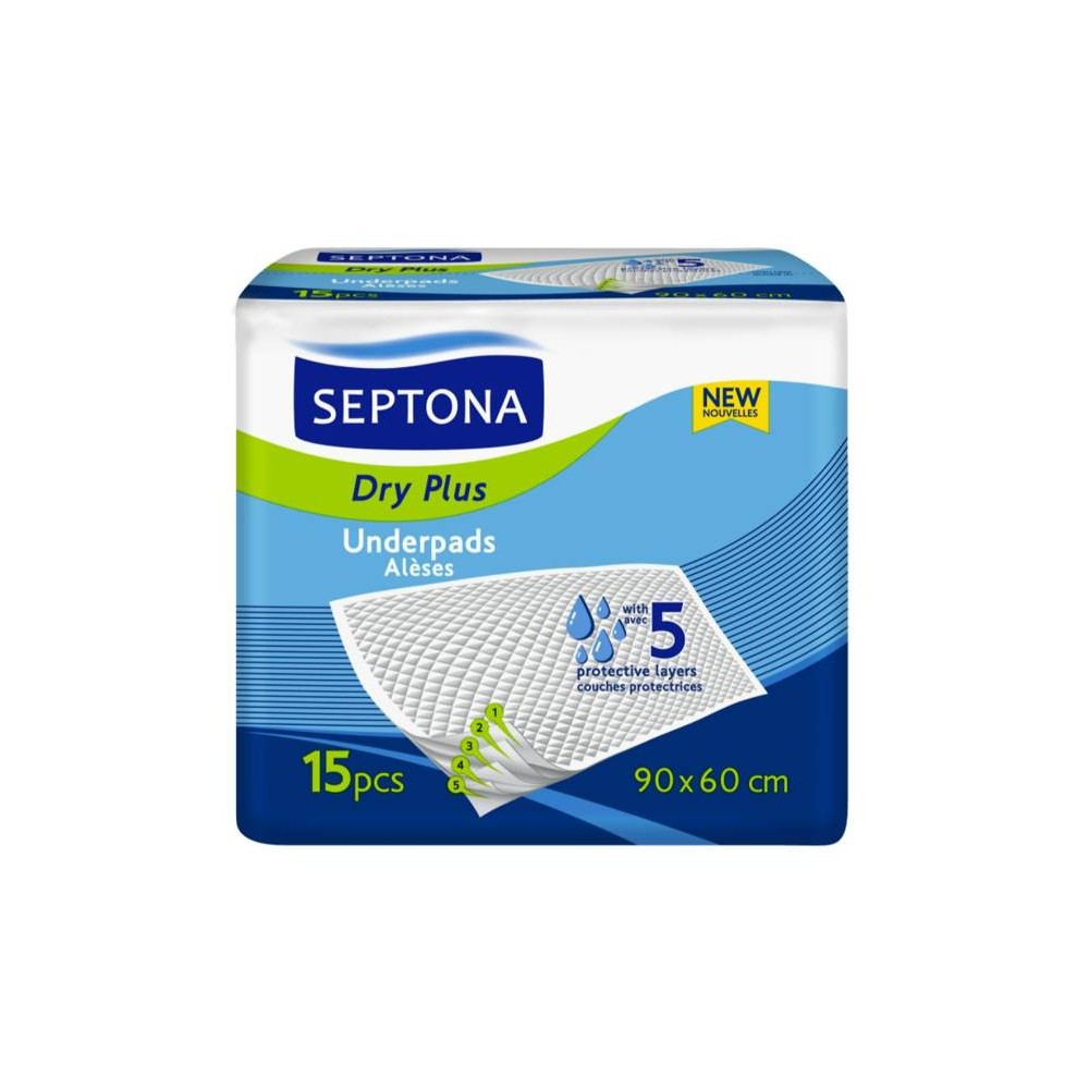 Одноразовые пеленки  Septona Dry Plus Одноразовые Пеленки 90x60