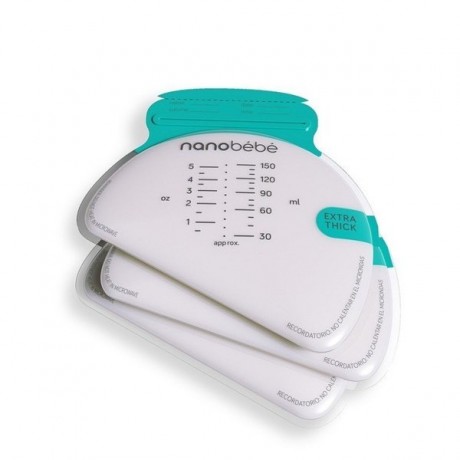 Mолокоотсосы и аксессуары NanoBebe Пакеты для хранения молока 25 шт 150 мл