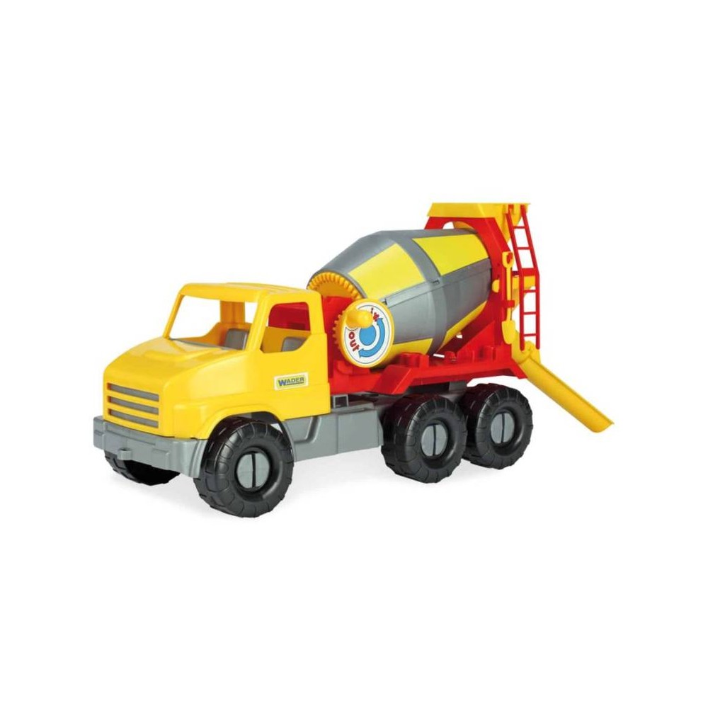Autod, rongid ja rajad  Wader City Truck Betoonisegisti-mänguasi