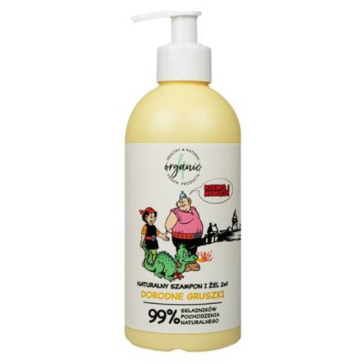 Kosmeetikatooted  4organic Kajko ja Kokosz šampoon ja dušigeel.