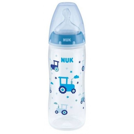 На месте в магазине Nuk First Choice PP бутылка с индикатором температуры и силиконовой соской 300мл/6-18мес./XL