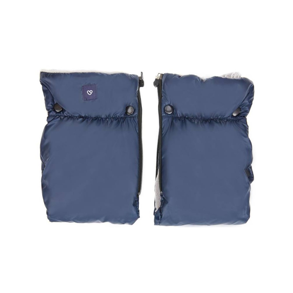 Zaffiro plush stroller gloves-muff. Pastel blue,Present in the