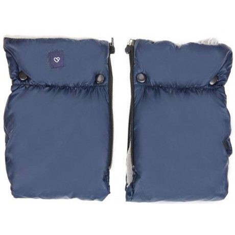 Zaffiro варежки-муфта для коляски плюш. Pastel blue