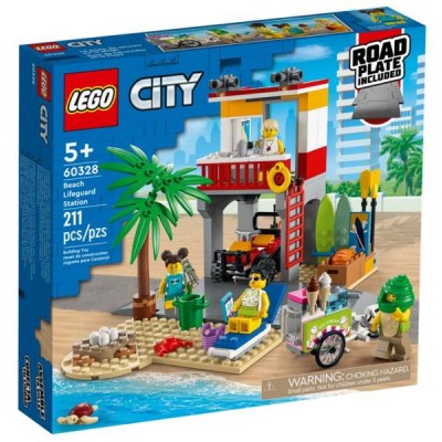 Lego  LEGO CITY Rannavalvepost 60328