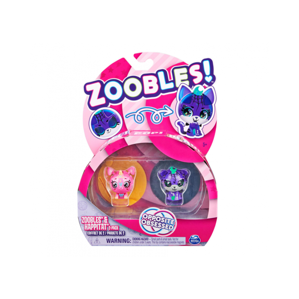 Dolls ZOOBLES toys, in a pack of 2, 6061774