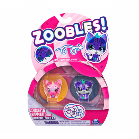 Куклы ZOOBLES игрушки, в упаковке 2 шт, 6061774