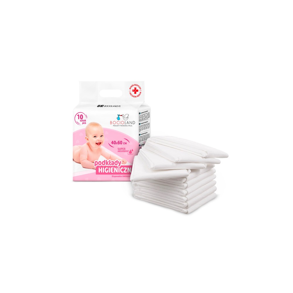 Disposable underpads Bocioland disposable diapers 40x60cm 10pcs BOC0150