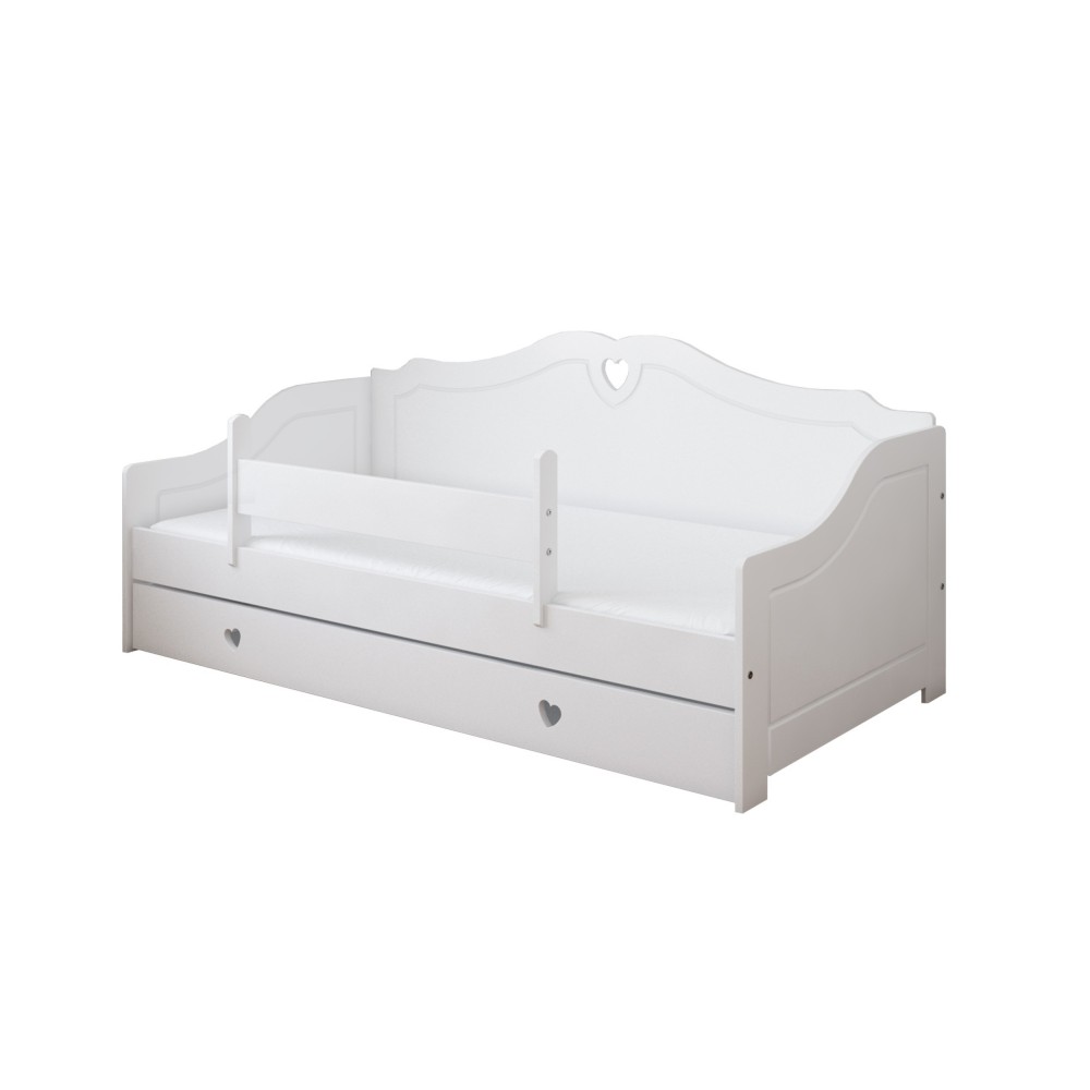 Pinewood ZUZIA bed with a drawer 160x80